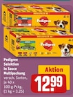 Selektion in Sauce Multipackung im Angebot bei REWE in Willich Selektion in Sauce Multipackung Angebote von Pedigree bei REWE Willich für 12,99 €
