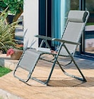 Fauteuil pliant silos acier - HESPÉRIDE dans le catalogue Maxi Bazar