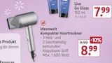 Kompakter Haartrockner Angebote von Ideenwelt bei Rossmann Stade für 8,99 €