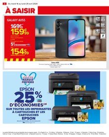 Promo Samsung dans le catalogue Carrefour du moment à la page 4