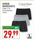 Herren Boxershorts Angebote von Calvin Klein bei Marktkauf Osnabrück für 29,99 €