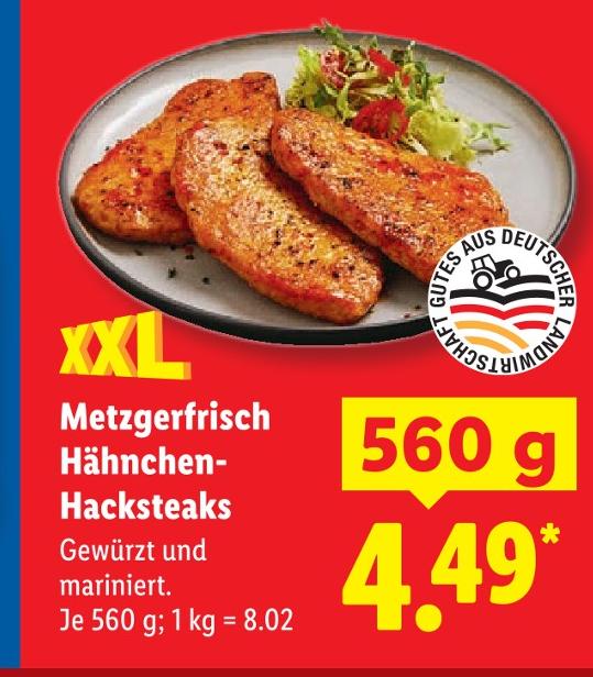 Metzgerfrisch Hähnchen-Hacksteaks