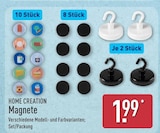 Magnete von Home Creation für 1,99 € bei ALDI Nord im Angebot Magnete von Home Creation im aktuellen ALDI Nord Prospekt