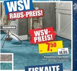 Kräuselvelours-Teppichboden bei wohnen & sparen Stelter im Warendorf Prospekt für 7,50 €