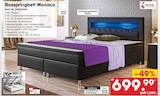 Aktuelles Boxspringbett Monaco Angebot bei Netto Marken-Discount in Wuppertal ab 699,99 €