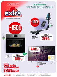 Catalogue Multimédia & Electroménager de Extra à Pontoise Prospectus Extra à Pontoise, "La qualité pour une durée de vie prolongée", 8 pages, 12/05/2025 - 14/06/2025