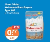V-Markt Ichenhausen - Weizenmehl Type 405 Angebot im Prospekt Weizenmehl Type 405 bei V-Markt im Ichenhausen Prospekt für 0,77 €
