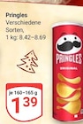Pringles Angebote von Pringles bei GLOBUS Erlangen für 1,39 €