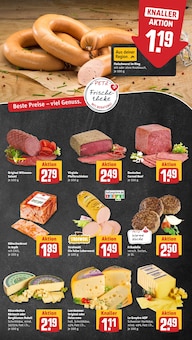 Wurst im REWE Prospekt "Dein Markt" mit 30 Seiten (Siegen (Universitätsstadt))