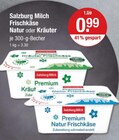Milch im V-Markt Prospekt Frischkäse Natur oder Kräuter von Salzburg Milch im aktuellen V-Markt Prospekt für 0,99 €