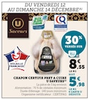 Super U Chaumontel - Promo Chapon certifié prêt à cuire Promo Chapon certifié prêt à cuire à 5,98 € dans le catalogue Super U à Chaumontel