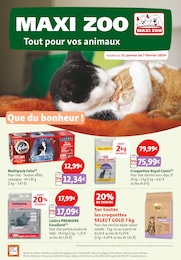 Prospectus Maxi Zoo à Villeparisis, "MAXI ZOO Tout pour vos animaux", 12 pages, 31/01/2024 - 07/02/2024