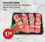 Schaschlik-Spieße im V-Markt Prospekt zum Preis von 1,39 €