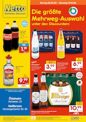 Netto Marken-Discount Discounter Prospekt der aktuellen Woche mit 2 Seiten, gültig von 26.10.2026 bis 31.10.2026, in Nordheim und Umgebung Aktueller Netto Marken-Discount Discounter Prospekt in Nordheim und Umgebung, "DER ORT, AN DEM DU IMMER AUSGEZEICHNETE PREISE FINDEST." mit 2 Seiten, 26.10.2026 - 31.10.2026