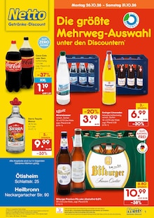 Aktueller Netto Marken-Discount Bad Friedrichshall Prospekt Netto Marken-Discount Bad Friedrichshall Prospekt "DER ORT, AN DEM DU IMMER AUSGEZEICHNETE PREISE FINDEST." mit 2 Seiten