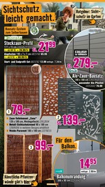 Aktueller Hornbach Prospekt mit Zaun, "Andere feiern Tore, du dein Projekt", Seite 5