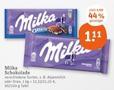 Schokolade Alpenmilch von Milka im aktuellen tegut Prospekt für 1,11 €