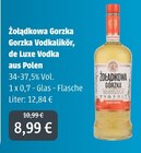 Aktuelle Wodka Angebote bei GetränkeLand Mayer in Dresden Aktuelles Gorzka Vodkalikör Angebot bei GetränkeLand Mayer in Dresden ab 8,99 €