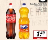 Coca Cola, Fanta, Sprite im Angebot bei EDEKA in Oelde Coca Cola, Fanta, Sprite Angebote bei EDEKA Oelde für 1,49 €