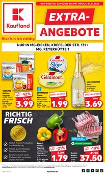 Sekt im Kaufland Prospekt "EXTRA-ANGEBOTE" mit 8 Seiten (Krefeld)