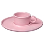 Tasse mit Untertasse rosa im IKEA Prospekt Tasse mit Untertasse rosa von VINTERFINT im aktuellen IKEA Prospekt für 9,99 €