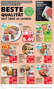 Schweinefleisch im Kaufland Prospekt "KNÜLLER" mit 56 Seiten (Kassel)