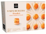 9 Mini Burgers Poulet Sauce Onion & Cream Surgelés - ERHARD TRAITEUR dans le catalogue Intermarché Super
