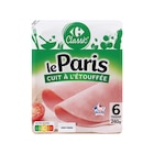 Jambon Le Paris - CARREFOUR CLASSIC' en promo chez Carrefour Jambon Le Paris - CARREFOUR CLASSIC' dans le catalogue Carrefour