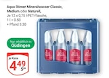 Mineralwasser Classic von Aqua Römer im aktuellen GLOBUS Prospekt