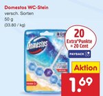 WC-Stein Angebote von Domestos bei Netto Marken-Discount Bad Kreuznach für 1,69 €