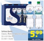 Classic, Medium, Naturell, Lemon im Angebot bei Getränke Arena in Bottrop Classic, Medium, Naturell, Lemon Angebote von Schloss Quelle bei Getränke Arena Bottrop für 5,99 €