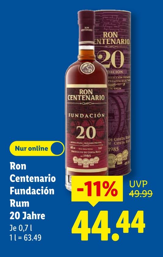 Fundación Rum 20 Jahre