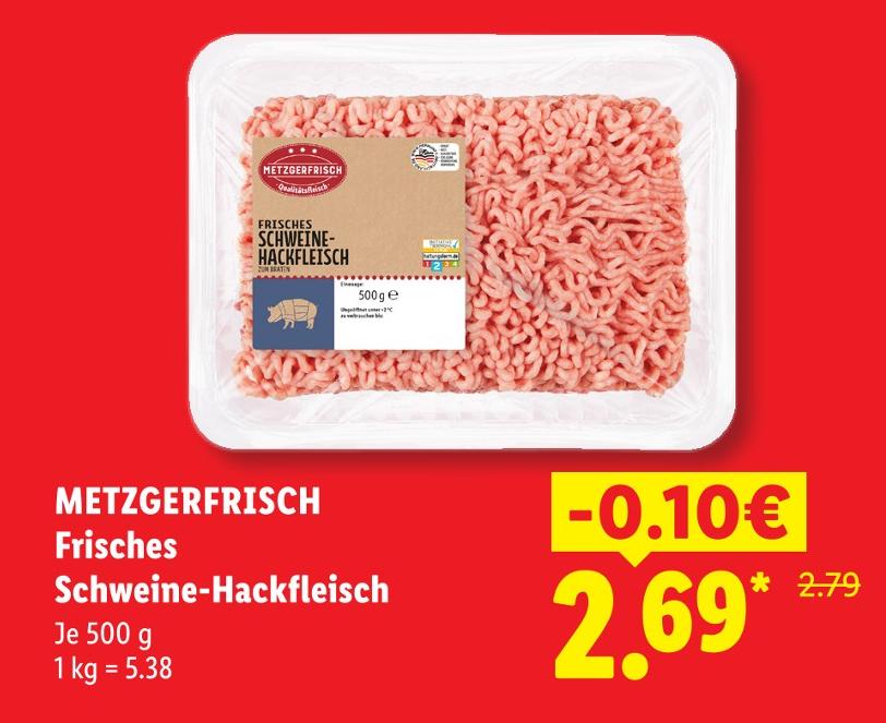 Frisches Schweine-Hackfleisch