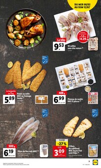 Promotion Poisson surgelé dans le prospectus Lidl, valable du 08/02/2023 au 14/03/2023 Promo Poisson surgelé dans le catalogue Lidl du moment à la page 3