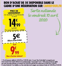 Carrefour Gometz-le-Châtel - Le DVD Promo Le DVD dans le catalogue Carrefour "Pâques pour les petits et grands enfants" à Gometz-le-Châtel