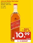 Red Label Blended Scotch Whisky von Johnnie Walker für 10,99 € bei Netto Marken-Discount im Angebot Red Label Blended Scotch Whisky von Johnnie Walker im aktuellen Netto Marken-Discount Prospekt