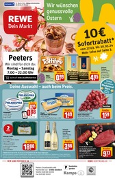 REWE Prospekt "Dein Markt" für Sonsbeck, 33 Seiten, 25.03.2024 - 30.03.2024