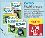 Beschriftungsband von Dymo im aktuellen ALDI Nord Prospekt für 4,99 €