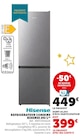 Réfrigérateur combiné 292 L - Hisense - Super U à Saint-Just-Saint-Rambert Réfrigérateur combiné 292 L - Hisense en promo chez Super U Saint-Just-Saint-Rambert à 399,00 €