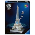 Puzzle 3D Tour Eiffel Illuminée - RAVENSBURGER en promo à 28,90 € chez Carrefour Market Puzzle 3D Tour Eiffel Illuminée - RAVENSBURGER dans le catalogue Carrefour Market