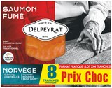 Saumon fumé de Norvège «Prix Choc» à Carrefour Market dans Courson-Monteloup