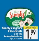 Veganer Käse-Ersatz von Simply V im aktuellen EDEKA Prospekt für 1,99 €