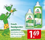 Frosch Handgeschirr- spülmittel Angebote bei famila Nordost Kiel für 1,69 €