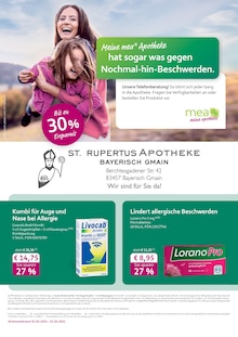 Aktueller mea - meine apotheke Prospekt "Unsere März-Angebote" Seite 1 von 4 Seiten für Bayerisch Gmain