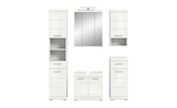 Badmöbel-Set SCHLOONSEE 5 teilig inklusive LED Beleuchtung bestehend aus: Hochschrank WBU Spiegelschrank Unterschrank Hängeschrank Schloonsee im aktuellen Höffner Prospekt für 619,00 €