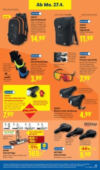 Rucksack im Lidl Prospekt "LIDL LOHNT SICH" mit 68 Seiten (Ludwigshafen (Rhein))