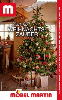 Aktueller Möbel Martin Prospekt (Panzweiler, 24 Seiten zum blättern Möbel Martin Prospekt ZEIT FÜR WEIHNACHTS-ZAUBER mit 24 Seiten