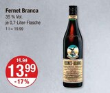 Fernet Branca im Angebot bei V-Markt in Augsburg Fernet Branca Angebote bei V-Markt Augsburg für 13,99 €