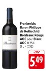 EDEKA Pfinztal - Bordeaux Rouge AOC Angebot im Prospekt Bordeaux Rouge AOC bei EDEKA im Pfinztal Prospekt für 5,49 €