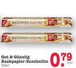 Backpapier-Zuschnitte Angebote von Gut & Günstig bei E center Ludwigshafen für 0,79 €